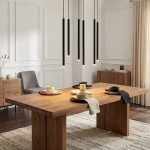 Efektowna czarna lampa sopel  SITER  5552/6 