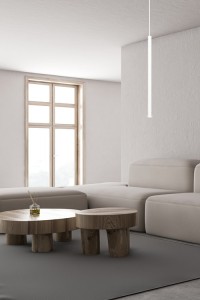 Lampa wisząca biała  sopel  SITER  5553/1