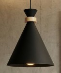 Lampa czarna pojedyncza  ROZE 51682/1 