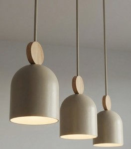 Lampa wisząca potrójna  w kolorze beżowym  MASI  51694/3