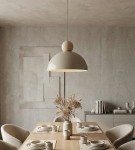 Lampa pojedyncza duża  beżowa   MASI  51678/1