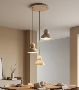 Lampa skandynawska  potrójna  beżowa  MASI  51678/3  PR
