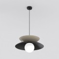 Lampa zwis pojedynczy w stylu skandynawskim.