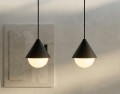 Designerska lampa wisząca nad stół na żarówki led.