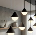 Duża lampa skandynawska  nad stół  RICO  51661/9