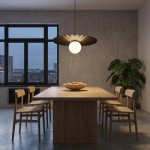 Lampa wisząca  japandi  czarna  ROZETA  51726/1