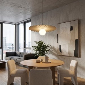 Lampa wisząca  designerska beżowa    ROZETA  51728/1 