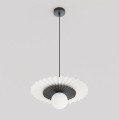 Lampa w stylu skandynawskim biało-czarna.