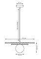 Pojedyncza lampa - zwis.