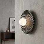 Kinkiet designerski na ścianę  ROZETA  51726/K1L