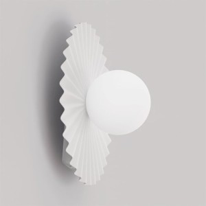 Kinkiet na ścianę designerski  biały  ROZETA  51727/K1M