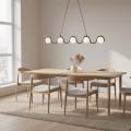 Nowoczesna i bardzo designerska lampa  nad stół do salonu.