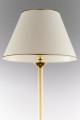 Lampa podłogowa złota mosiądzowana do salonów i hoteli.