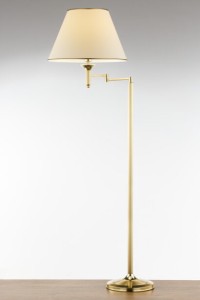 Lampa stojąca klasyczna mosiądzowana Clasico R22072