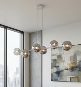 Lampa   nowoczesna z grafitowymi  kloszami   MAGIC 51643/6 