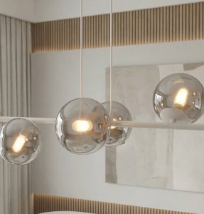 Lampa wisząca  szkło grafitowe  MAGIC 51643/8  