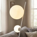 Lampa podłogowa nowoczesna biała  TUTU  51505/LP2 