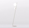 Lampa podłogowa designerska  w bardzo modnym kolorze beżowym.