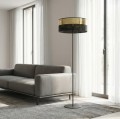 Lampa podłogowa w stylu glamour.