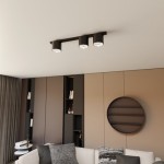 Lampa sufitowa czarna 3 reflektorki  MONO 51310/3