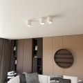 Biała lampa na sufit 3 reflektorki.