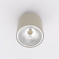 Lampa halogen na sufit w kolorze beżowym - mokka.