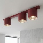 Lampa sufitowa bordo 3 reflektorki  MONO 51697/3