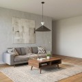 Lampa duża w stylu japandii i loft. Duży metalowy stożek w kolorach czarnym i białym.