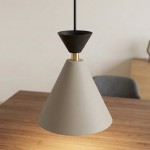 Lampa pojedyncza beżowo - czarna  KLAWER  51741/1