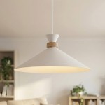 Lampa pojedyncza biała  japandii OLIWIA 51749/1M