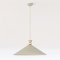 Lampa nad stół o średnicy 50 cm z 1 punktem światła - led. Kolor mokka.
