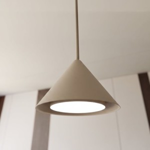 Lampa wisząca stożek led beżowy  TOLIT 51812/1