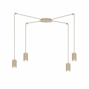 Lampa sufitowa pająk beżowa  - led   KERI 51821/4 