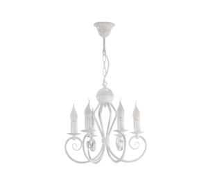 Biały żyrandol świecznik KLIWIA 3566
