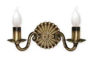 Kinkiet i żyrandol w komplecie  patyna RIMA L01001