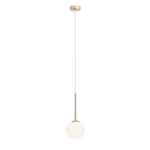 Złota lampa z  kulą o średnicy 14 cm SOLO 1087/XXS30/A