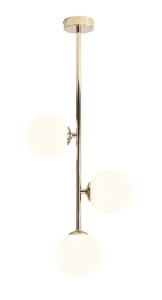 Lampa sufitowa złota z 3 kulami RABIL 1094/PL/E30/A