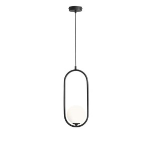 Designerska lampa wisząca z kulą RIWE 1086/G1/A
