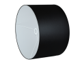 Abażur cylinder o średnicy 50 cm. Kolor czarny do lampy pojedynczej i stojącej.