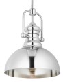 Lampa niklowana elegancka nad wyspę kuchenną  regulowana wysokość.