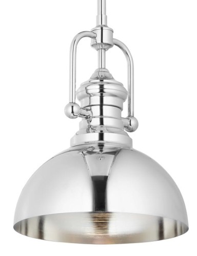Lampa niklowana elegancka nad wyspę kuchenną  regulowana wysokość.
