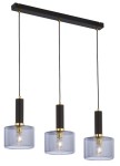 Lampa potrójna Wanez ze szkłem dymnym  R21851