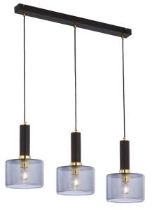 Lampa potrójna Wanez ze szkłem dymnym  R21851