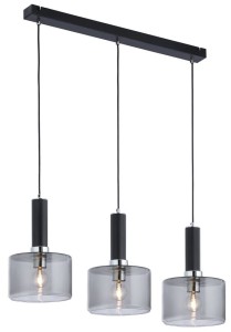 Lampa potrójna Wanez ze szkłem dymnym  R21860
