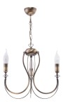 Patynowany żyrandol Malani świecznikowy  R21633