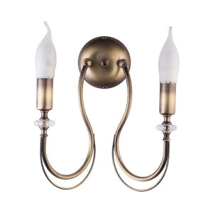 Patynowany kinkiet  Malani świecznikowy  R21636