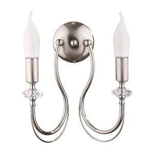 Kinkiet Melodi  świecznikowy srebrny  R21618