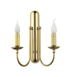 Mosiężny Cizar podwójny kinkiet klasyczny R28802