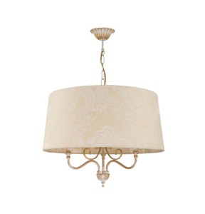 Lampa ecru Sofi z dużym abażurem R21590