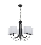 Żyrandol 5 ramienny Kaskar z  abażurkami  R21883